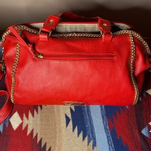 Beautiful red/gold Steve Madden purse.